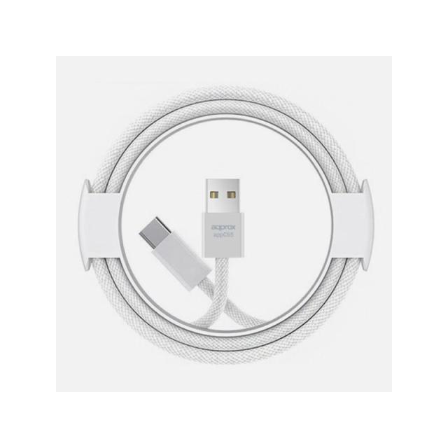 Approx - APPC65 cable USB 1 m USB A USB C Blanco
