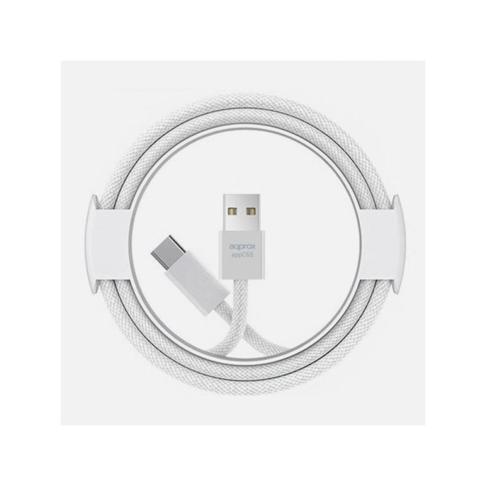Approx - APPC65 cable USB 1 m USB A USB C Blanco