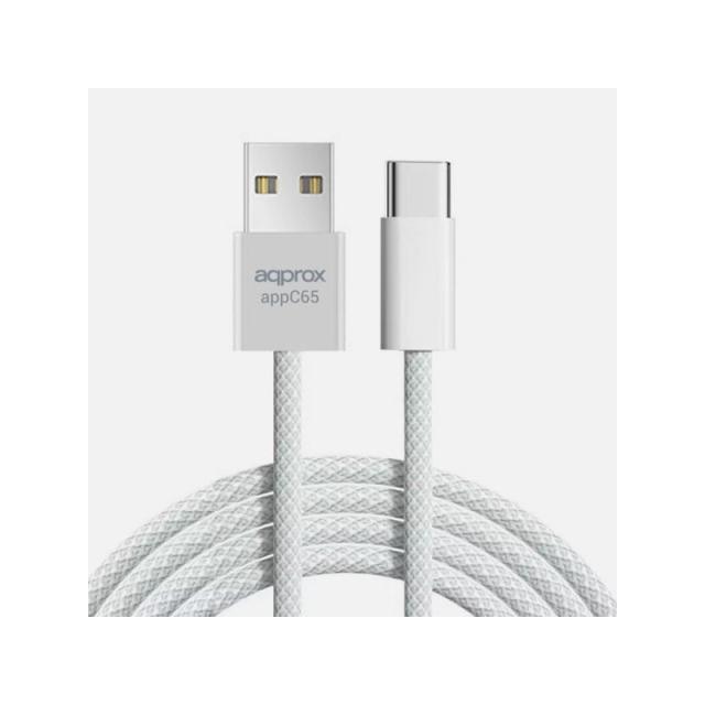 Approx - APPC65 cable USB 1 m USB A USB C Blanco