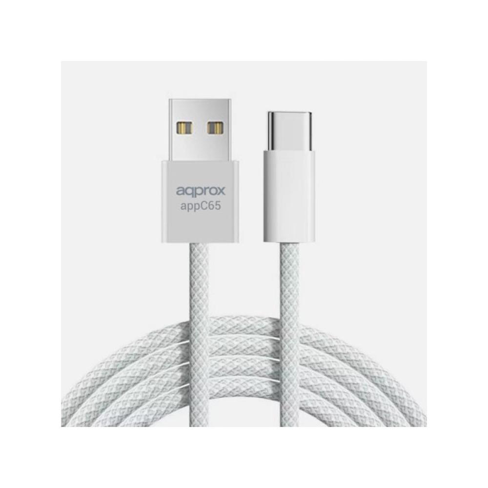 Approx - APPC65 cable USB 1 m USB A USB C Blanco