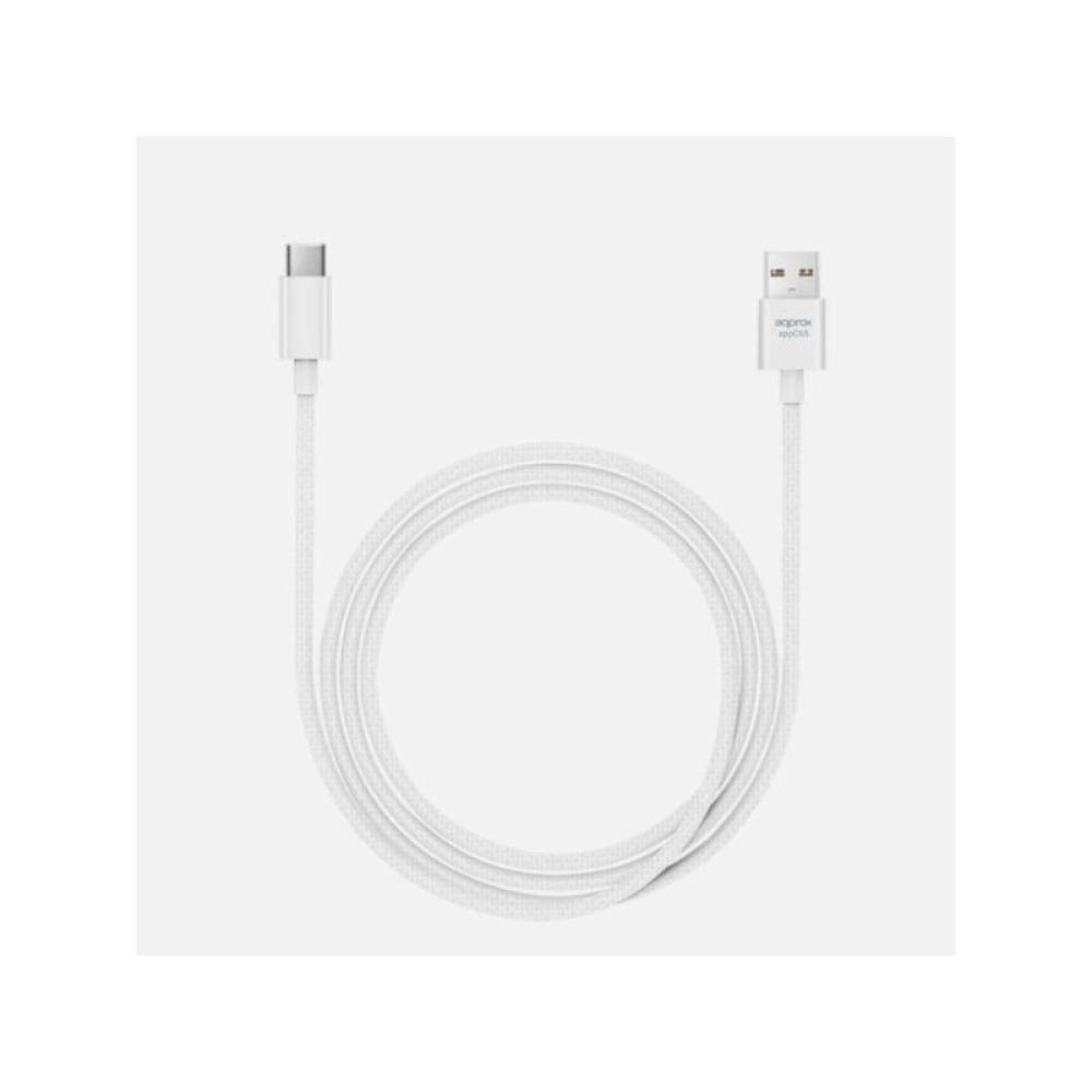 Approx - APPC65 cable USB 1 m USB A USB C Blanco
