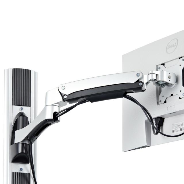 StarTech.com - Estación de Trabajo Soporte de Pared para Monitor VESA de 27 Pulgadas (10kg) con Bracket para CPU / Ordenador y B