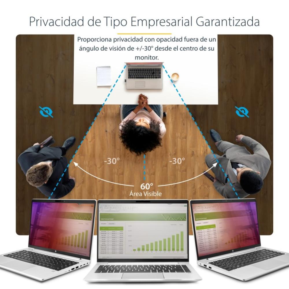 StarTech.com - 156G-PRIVACY-SCREEN filtro para monitor 39,6 cm (15.6") Portátil Filtro de privacidad para pantallas sin marco