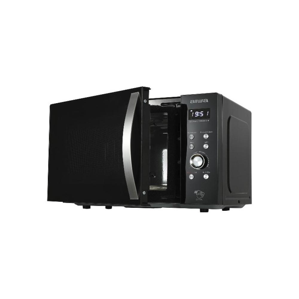 Aiwa - MW-230DG/BK microondas Negro Solo microondas Encimera 23 L 800 W