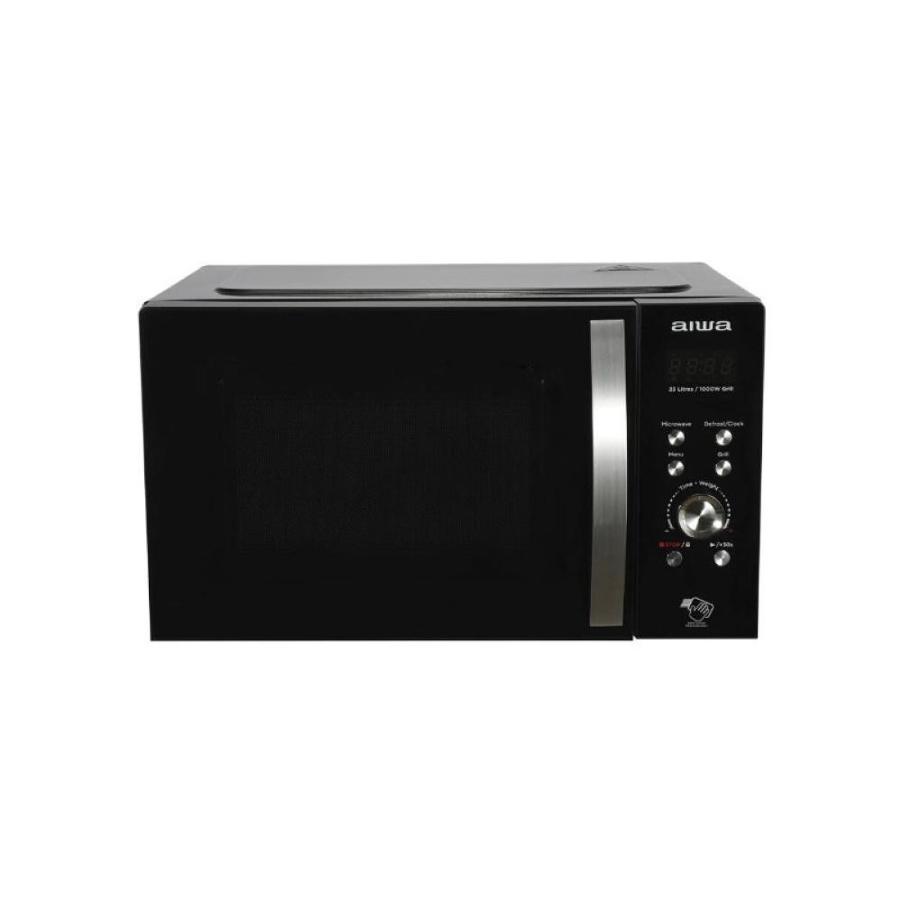 Aiwa - MW-230DG/BK microondas Negro Solo microondas Encimera 23 L 800 W