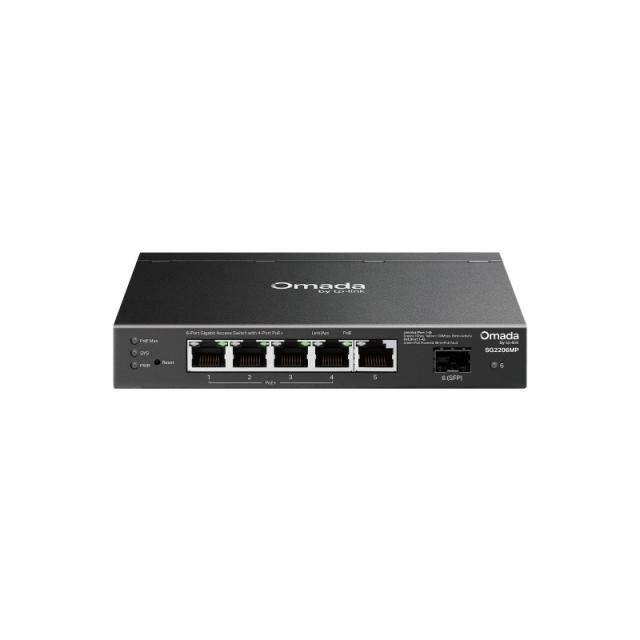 TP-Link - SG2206MP switch L2 Gigabit Ethernet (10/100/1000) Energía sobre Ethernet (PoE)