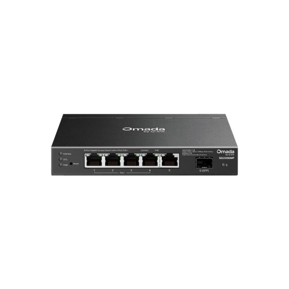 TP-Link - SG2206MP switch L2 Gigabit Ethernet (10/100/1000) Energía sobre Ethernet (PoE)