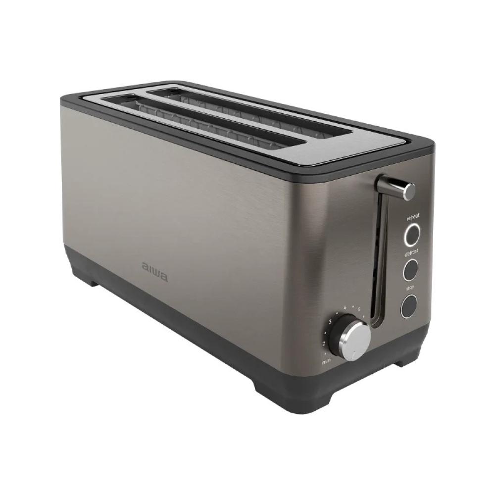 Aiwa - KOFOTATSU 2 rebanada(s) 1600 W Acero inoxidable