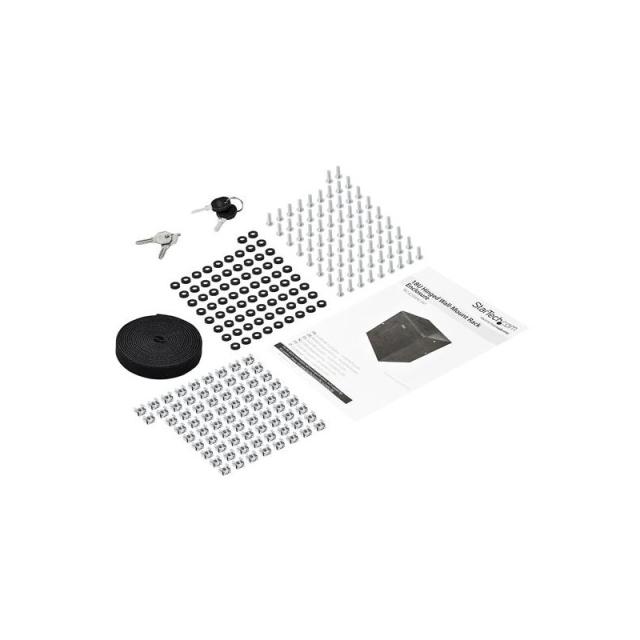 StarTech.com - Armario Rack de Pared para Servidores 18U 19" 4 Columnas y Estante 1U - Rack de Servidores de Montaje en Pared co