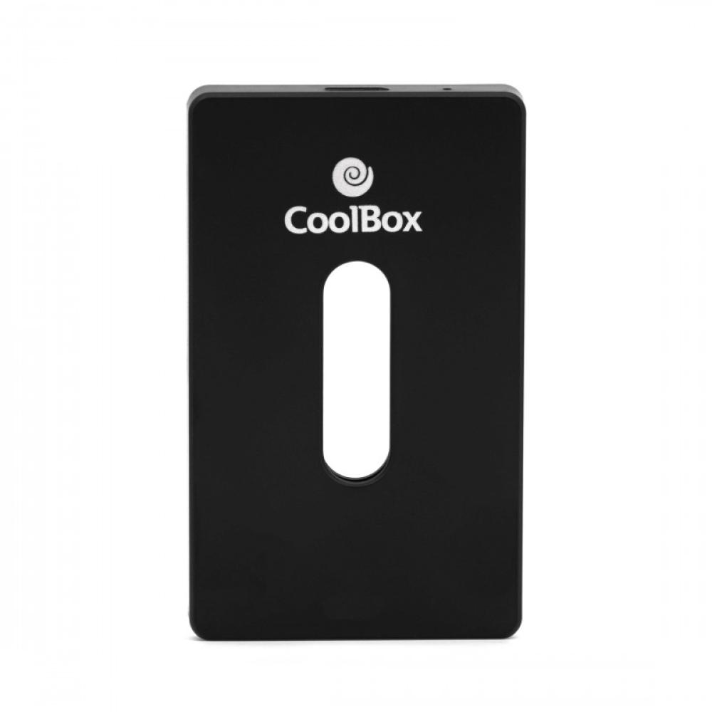 CoolBox - SlimChase S-2533 2.5" Caja externa para unidad de estado sólido (SSD) Negro