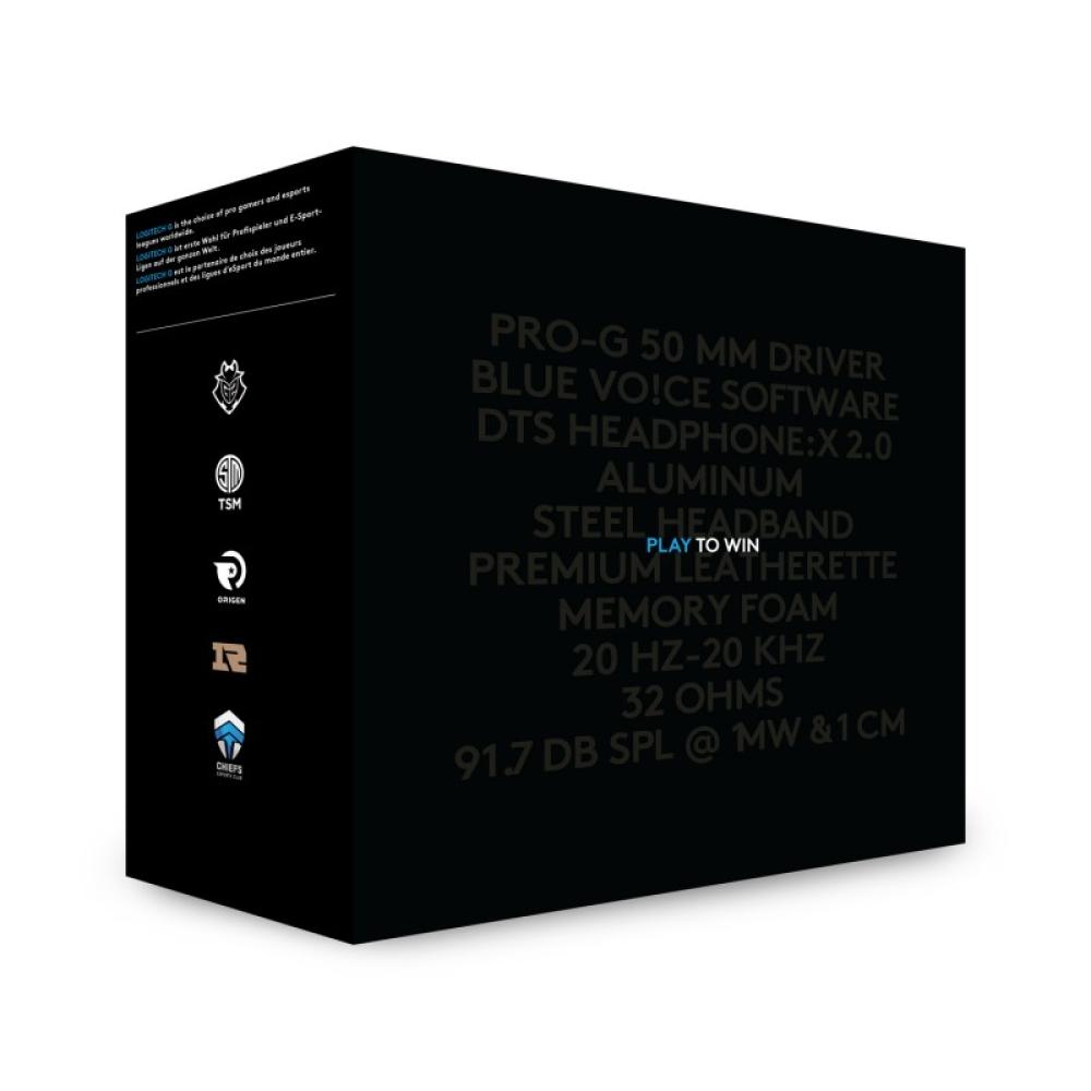 Logitech G - 981-000818 auricular y casco Auriculares Alámbrico Diadema Juego Negro