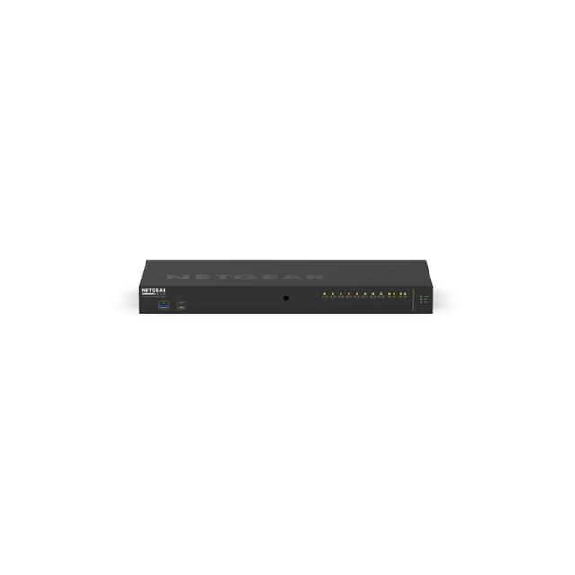NETGEAR - M4250-10G2XF-PoE+ Gestionado L2/L3 Gigabit Ethernet (10/100/1000) Energía sobre Ethernet (PoE) 1U Negro