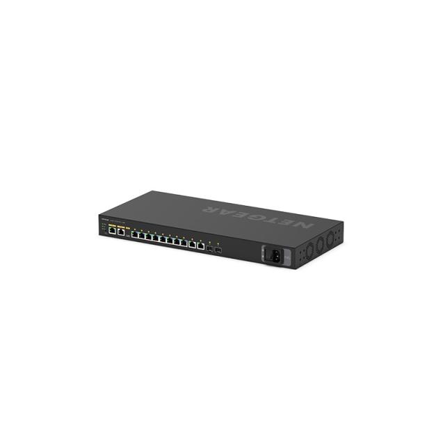 NETGEAR - M4250-10G2XF-PoE+ Gestionado L2/L3 Gigabit Ethernet (10/100/1000) Energía sobre Ethernet (PoE) 1U Negro