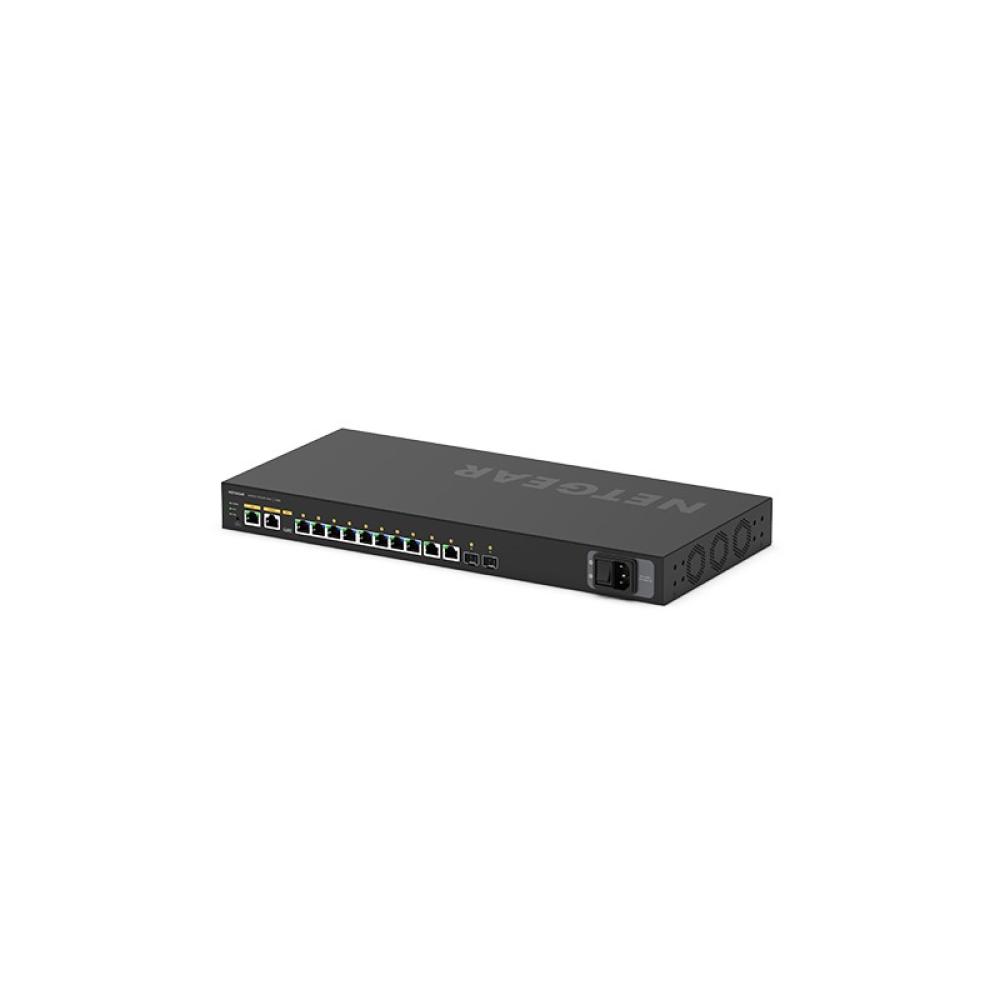 NETGEAR - M4250-10G2XF-PoE+ Gestionado L2/L3 Gigabit Ethernet (10/100/1000) Energía sobre Ethernet (PoE) 1U Negro