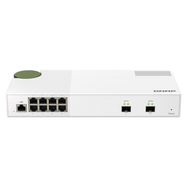 QNAP - QSW-M2108-2S switch Gestionado L2 2.5G Ethernet (100/1000/2500) Gris