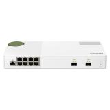 QNAP - QSW-M2108-2S switch Gestionado L2 2.5G Ethernet (100/1000/2500) Gris