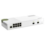 QNAP - QSW-M2108-2S switch Gestionado L2 2.5G Ethernet (100/1000/2500) Gris