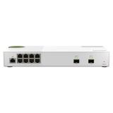 QNAP - QSW-M2108-2S switch Gestionado L2 2.5G Ethernet (100/1000/2500) Gris