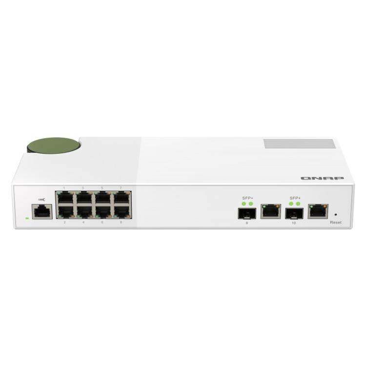 QNAP - QSW-M2108R-2C switch Gestionado L2 2.5G Ethernet (100/1000/2500) Energía sobre Ethernet (PoE) Negro