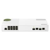 QNAP - QSW-M2108R-2C switch Gestionado L2 2.5G Ethernet (100/1000/2500) Energía sobre Ethernet (PoE) Negro