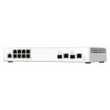 QNAP - QSW-M2108R-2C switch Gestionado L2 2.5G Ethernet (100/1000/2500) Energía sobre Ethernet (PoE) Negro