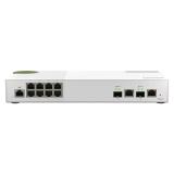 QNAP - QSW-M2108R-2C switch Gestionado L2 2.5G Ethernet (100/1000/2500) Energía sobre Ethernet (PoE) Negro