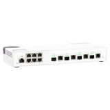 QNAP - QSW-M2106-4C switch Gestionado L2 2.5G Ethernet (100/1000/2500) Blanco