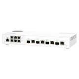 QNAP - QSW-M2106-4C switch Gestionado L2 2.5G Ethernet (100/1000/2500) Blanco