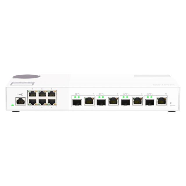 QNAP - QSW-M2106-4C switch Gestionado L2 2.5G Ethernet (100/1000/2500) Blanco