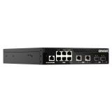 QNAP - QSW-M2106R-2S2T switch Gestionado L2 10G Ethernet (100/1000/10000) 1U Negro