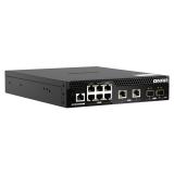 QNAP - QSW-M2106R-2S2T switch Gestionado L2 10G Ethernet (100/1000/10000) 1U Negro