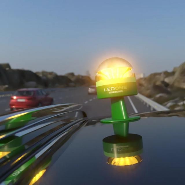 LED One - 103886 lámpara de emergencia Verde