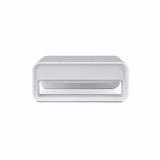 StarTech.com - Soporte Elevador Ergonómico para Portátil o Monitor de Sobremesa - 15kg de Capacidad - 9cm de Altura Fija - Plata