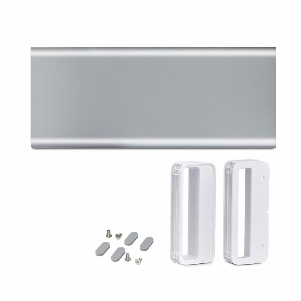 StarTech.com - Soporte Elevador Ergonómico para Portátil o Monitor de Sobremesa - 15kg de Capacidad - 9cm de Altura Fija - Plata