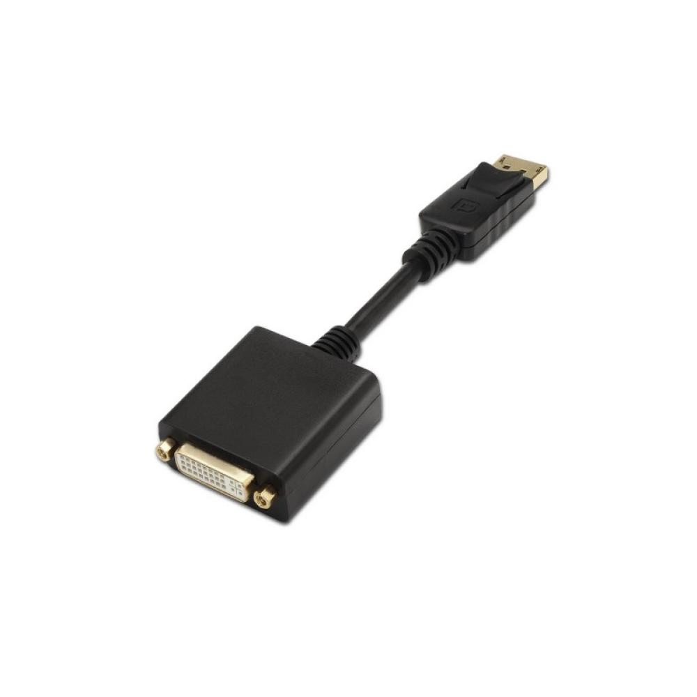 AISENS - A125-0133 adaptador de cable de vídeo 0,15 m DisplayPort DVI Negro