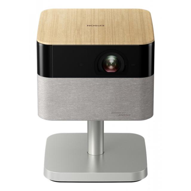 Epson - EF-72 Proyector de alcance estándar 1000 lúmenes ANSI 3LCD 4K (4096x2400) Negro, Roble, Plata