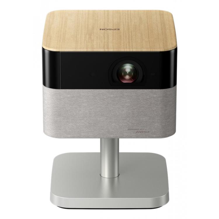 Epson - EF-72 Proyector de alcance estándar 1000 lúmenes ANSI 3LCD 4K (4096x2400) Negro, Roble, Plata