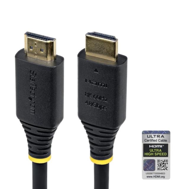 StarTech.com - Cable HDMI de 4m Certificado de Ultra Alta Velocidad - 8K60Hz/4K120Hz - Cable HDMI 2.1 con HDR10+ / eARC - 48Gbps