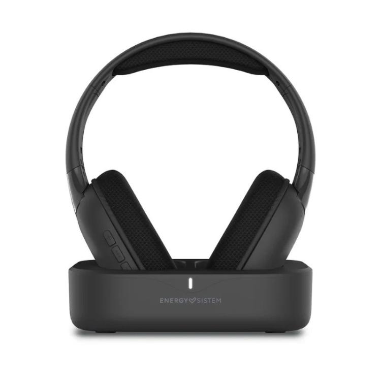 Energy Sistem - SoundReel TV Auriculares Inalámbrico Diadema USB Tipo C Bluetooth Base de carga Negro
