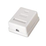AISENS - A139-0301 caja de conexiones de red Cat6 Blanco