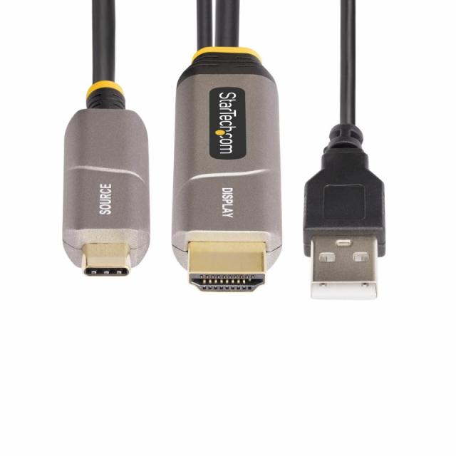 StarTech.com - Cable Activo Óptico USB-C a HDMI 2.0 (AOC) de 9,15m - Conversor Adaptador Unidireccional USB Tipo C a HDMI - 4K60