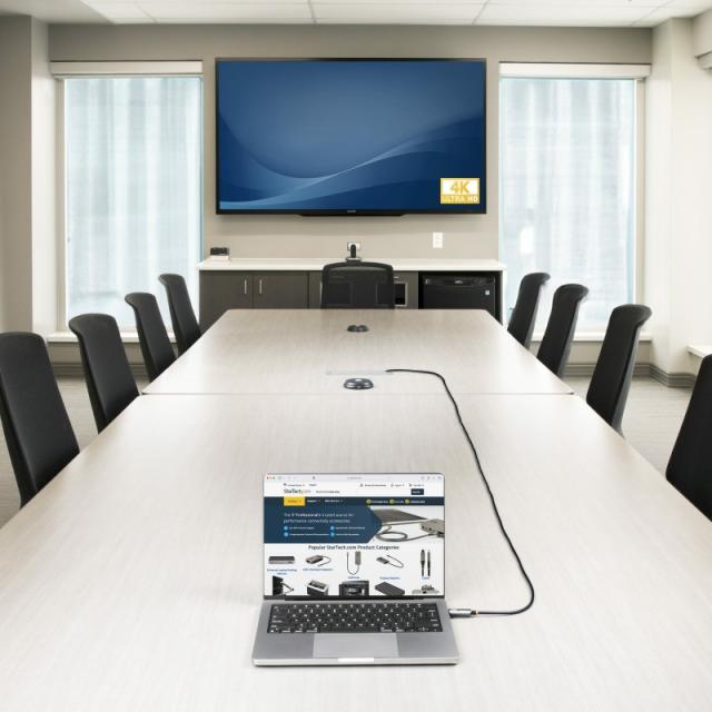 StarTech.com - Cable Activo Óptico USB-C a HDMI 2.0 (AOC) de 9,15m - Conversor Adaptador Unidireccional USB Tipo C a HDMI - 4K60