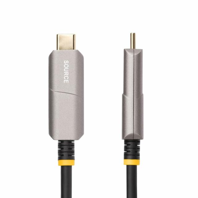 StarTech.com - Cable Activo Óptico USB-C a HDMI 2.0 (AOC) de 9,15m - Conversor Adaptador Unidireccional USB Tipo C a HDMI - 4K60