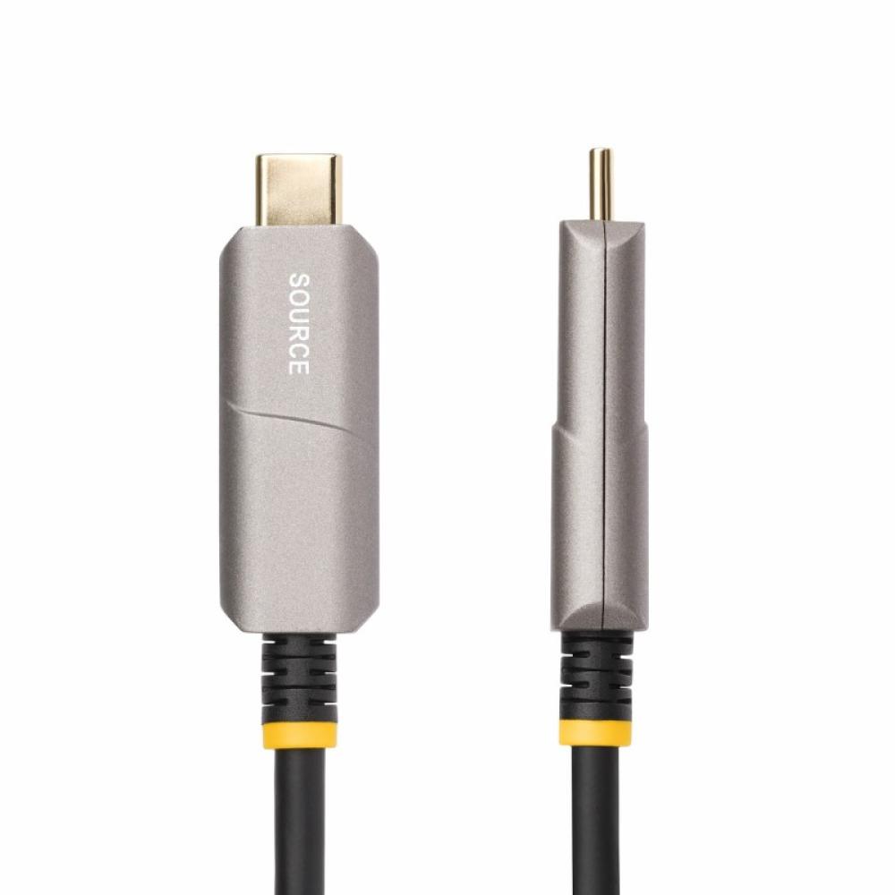 StarTech.com - Cable Activo Óptico USB-C a HDMI 2.0 (AOC) de 9,15m - Conversor Adaptador Unidireccional USB Tipo C a HDMI - 4K60