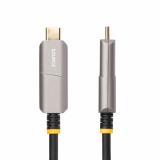 StarTech.com - Cable Activo Óptico USB-C a HDMI 2.0 (AOC) de 9,15m - Conversor Adaptador Unidireccional USB Tipo C a HDMI - 4K60
