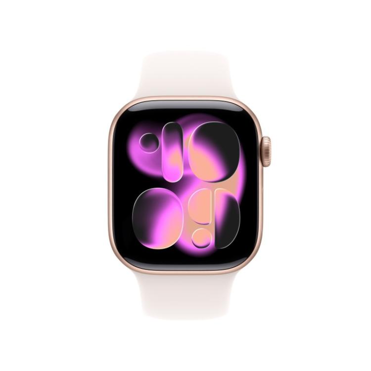 Apple - Watch Series 11 OLED 42 mm Digital 374 x 446 Pixeles Pantalla táctil 5G Oro rosa Wifi GPS (satélite)