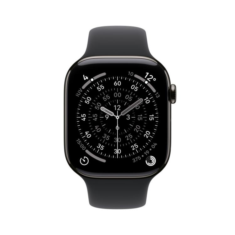 Apple - Watch Series 11 OLED 42 mm Digital 374 x 446 Pixeles Pantalla táctil 5G Titanio Wifi GPS (satélite) - MF8T4QL/A