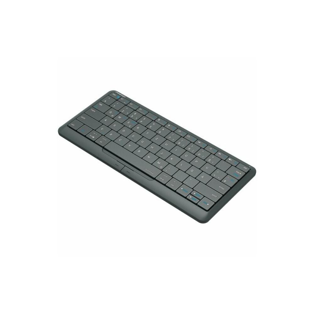Prestigio - Click&Touch 2 teclado Hogar USB + Bluetooth QWERTY Español Gris