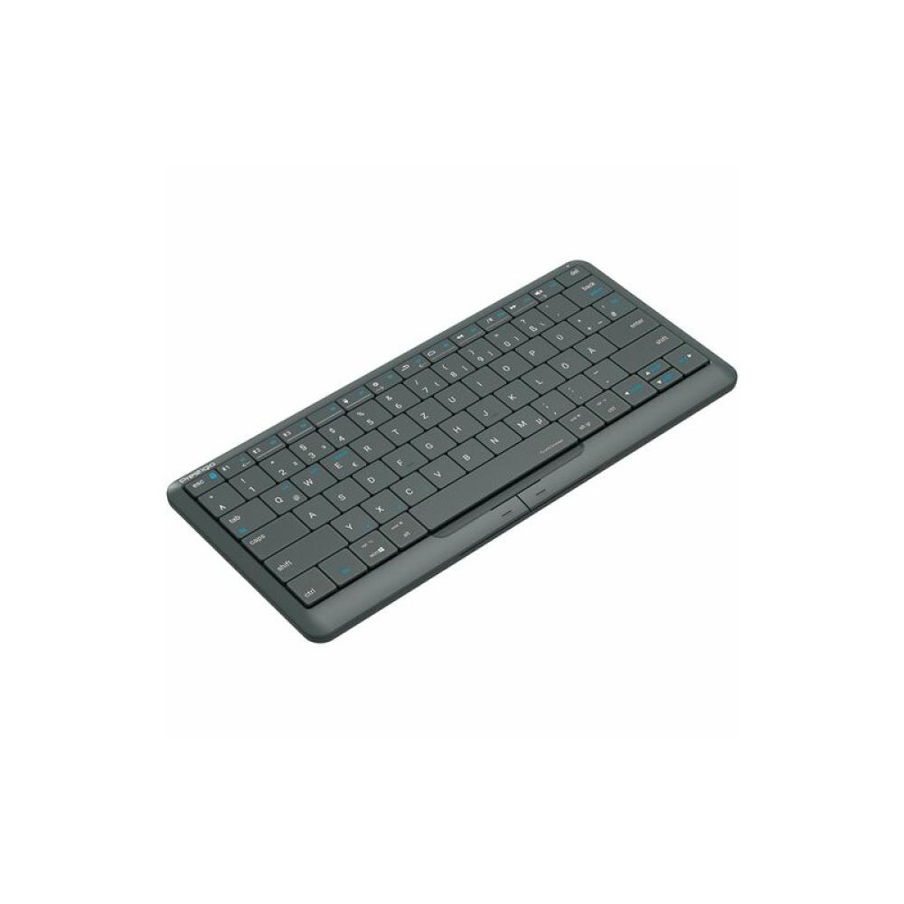 Prestigio - Click&Touch 2 teclado Hogar USB + Bluetooth QWERTY Español Gris
