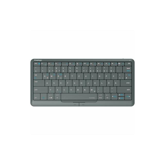 Prestigio - Click&Touch 2 teclado Hogar USB + Bluetooth QWERTY Español Gris